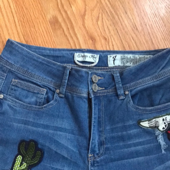 Kids Ripped Patch Jeans - Picture 2 of 4